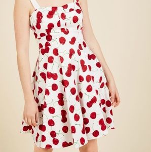 Pull up a 🍒 cherry a-line dress